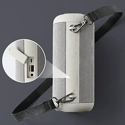 Bluetooth karnaylari, 30W Portativ Karnay Baland Stereo Ovoz, Boy Bass IP67 Suvga chidamli, 30+ Soat Ijro vaqti, O'rnatilgan Mikrafon, TF, AUX, Dush, Hovuz, Kecha, Sayohat, Tashqi uchun FM bilan simsiz karnay - 2