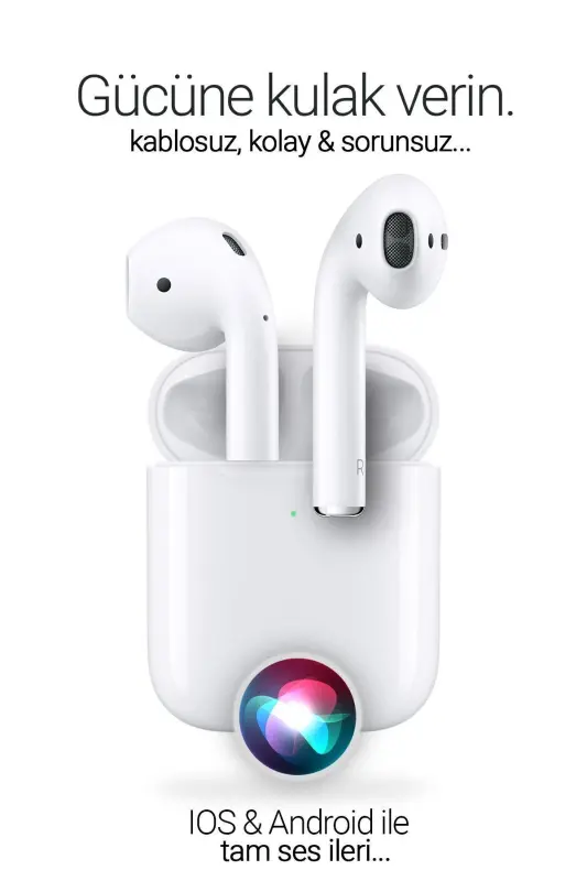 Bluetooth Kulaklık I12 Ios Android Popup Bağlantılı Dokunmatik - Beyaz - 1