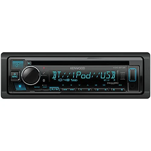 KENWOOD KDC-BT35 CD Car Stereo with Bluetooth, Front USB, AUX,ModazoneAlexa, SiriusXM Radio Ready and Variable Display Color Illumination - Kenwood