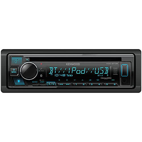KENWOOD KDC-BT35 CD Car Stereo with Bluetooth, Front USB, AUX,ModazoneAlexa, SiriusXM Radio Ready and Variable Display Color Illumination - 1