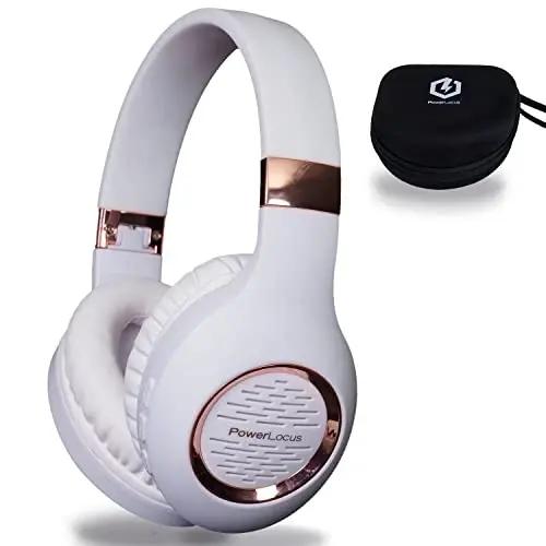 Bluetooth quloqchinlari, PowerLocus simsiz quloqchinlari, Hi-Fi Stereo Deep Bass, Yumshoq quloqchinlar O'rnatilgan mikrofonli katlanadigan quloqchin, mobil telefonlar, planshetlar, kompyuterlar uchun simsiz va simli гарнитура - 1