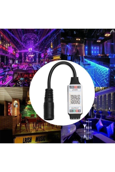 Bluetooth RGB Strip LED Control Module from Phone - 4