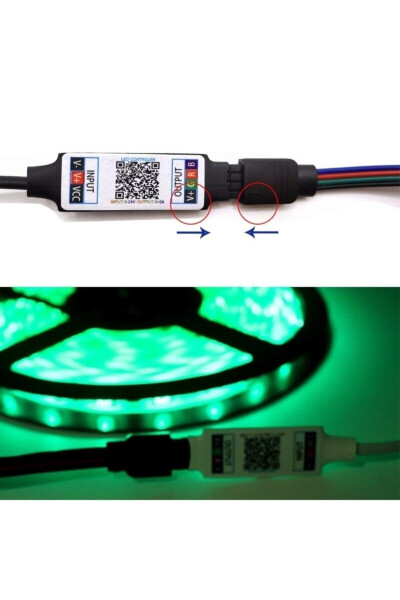 Bluetooth RGB Strip LED Control Module from Phone - 14