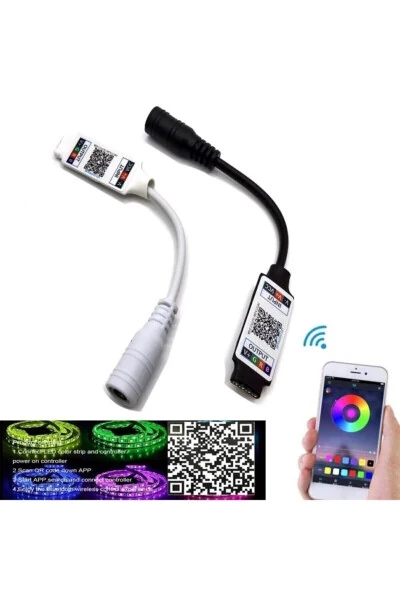 Bluetooth RGB Strip LED Control Module from Phone - GENEL MARKALAR