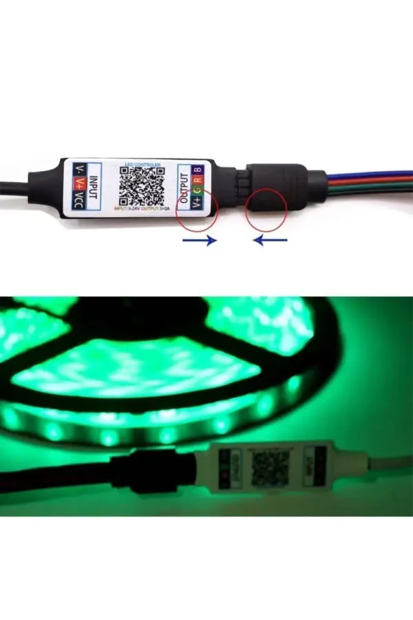 Bluetooth RGB Strip LED Control Module from Phone - 14