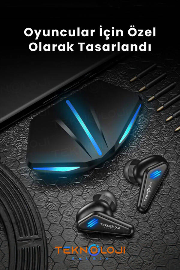 Bluetooth simsiz o'yinchi ichki quloq mikrofonli eshitish vositalari - 5