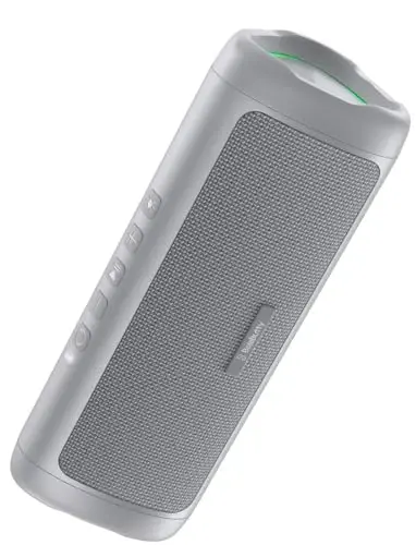 Bluetooth Speaker, 20W HD Sound, Portable Wireless, IPX5 Waterproof, Up to 24H Playtime, TWS, for Home/Party/Outdoor/Camping/Beach Essentials, Birthday Gift for Fathers Day Men Dad Husband (Grey) - BOLABUTTY