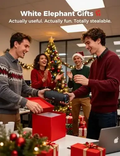 Bluetooth Speaker Stocking Stuffers for Men Women Teens Boys Girls: Portable Wireless, IPX5 Waterproof, White Elephant Gifts for Adults, Up to 20H Playtime, TWS Pair, for Home/Party/Outdoor (Teal) - 6