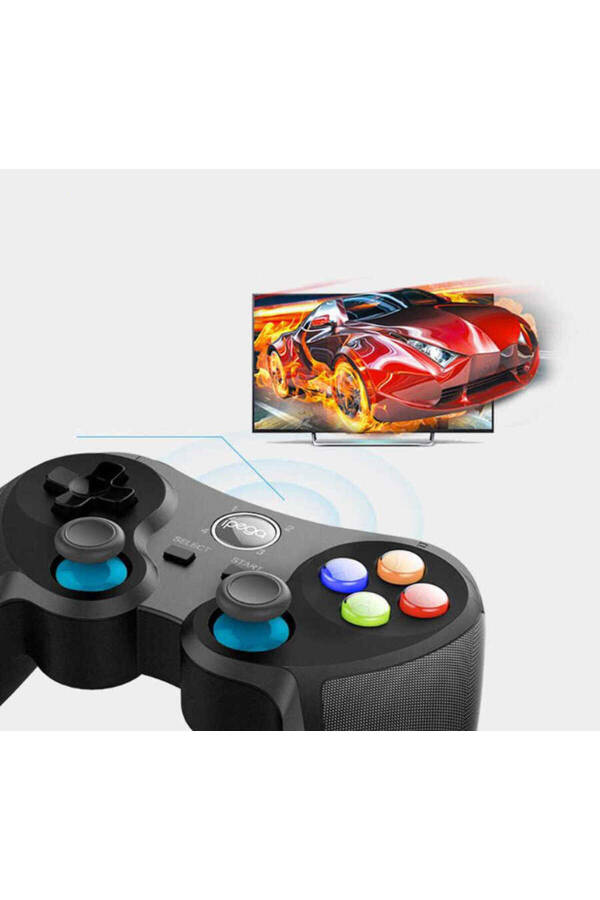 Bluetooth Teknolojili Gamepad + Joystick + Tutucu Oyun Konsolu (4 - 5.5 inç Telefon Uyumlu) - 2