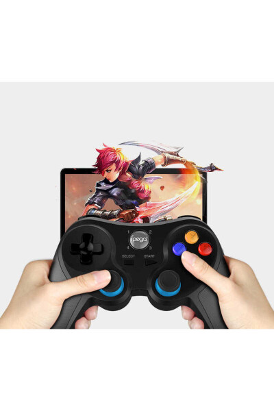 Bluetooth Teknolojili Gamepad + Joystick + Tutucu Oyun Konsolu (4 - 5.5 inç Telefon Uyumlu) - 6