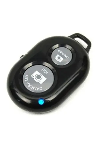 Bluetooth Uzaktan Fotoğraf Ve Video Çekme Kumanda Pilli Tüm Telefonlara Uyumlu - BT KUMANDA SİYAH - 8