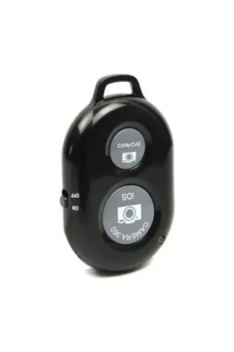 Bluetooth Uzaktan Fotoğraf Ve Video Çekme Kumanda Pilli Tüm Telefonlara Uyumlu - BT KUMANDA SİYAH - EN SİGA (1)