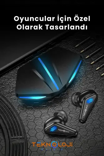 Bluetooth Wireless Gaming In-Ear Headphones with Microphone - 1