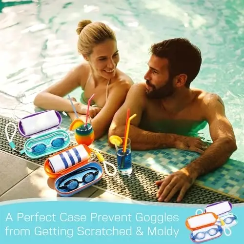 Blueweenly Swim Goggles Case - 5