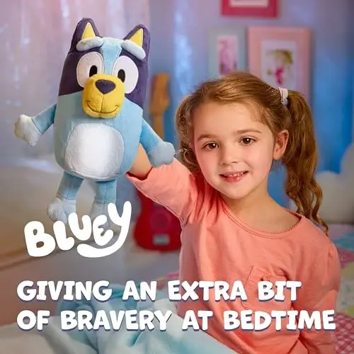 Bluey Goglow Pal Light Up Nightlight, 2-in-1 Interaktiv Snuggly Toddler Light, 2 yoshdan oshgan bolalar uchun tinchlantiruvchi tungi chiroq - 6