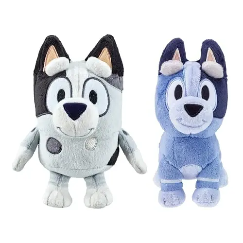 Bluey Muffin & Socks mos keladigan yumshoq o'yinchoqlar to'plami – 7