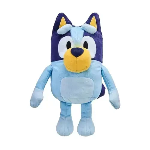 Bluey Sound Effects Talking Stuffed Plush, 13” Soft Musical Toys, Interactive Stuffed Animal with 9 Different Phrases, Musical Toys for Kids 