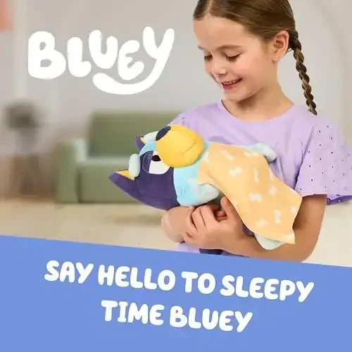 Bluey Sleepy Time Talking Plush, Soothing Baby Toy for Sleep, 7 Show Phrases & Theme Song, Cuddle Buddy - 2