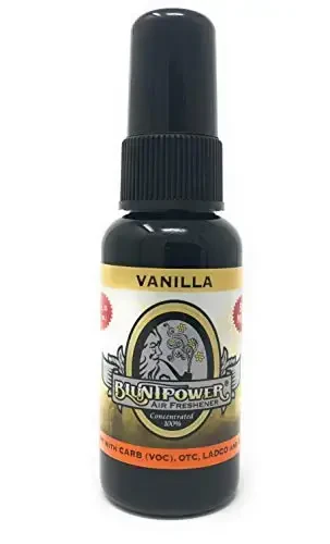 Blunt Power Air Freshener Spray, Oil Based Concentrated Air Freshener and Oil Diffuser, Air Freshener Spray for Car, Room, Bathroom, Odor Eliminator and Room Deodorizer, Vanilla, 1.5 oz 
