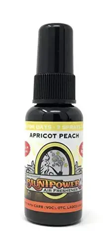BluntPower (Apricot Peach, 1 Pack) Concentrated Odor Eliminator & Diffuser Oil - Room Deodorizer, Odor Eliminator, Air Freshener - Premium Oil Based Air Freshener 