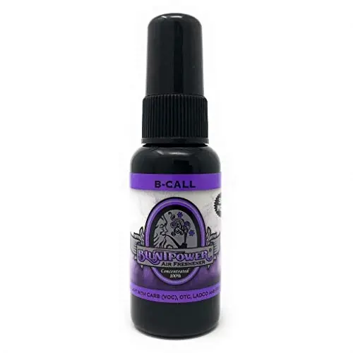 BluntPower (B-Call, 1 Pack) Xona va mashina uchun konsentrlangan havo tozalagichi - Yog' asosidagi diffuzor purkagichli shisha - Uzoq muddatli hammom purkagichi, mashina uchun havo tozalagich va hid yo'qotuvchi purkagich - 1