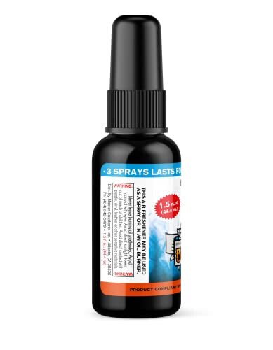 BluntPower (Baby Powder, 1 Pack) Concentrated Air Freshener Spray - Oil-Based Room Diffuser Spray - Long-Lasting Bathroom Scent, Car Freshener & Odor Eliminator - 3