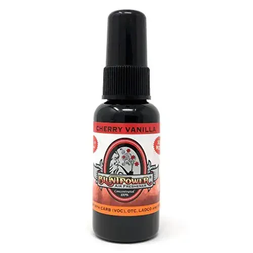 BluntPower (Cherry Vanilla, 1 Pack) Concentrated Air Freshener for Room and Car Spray - Oil-Based Diffuser Spray Bottle - Long-Lasting Bathroom Spray, Car Freshener, & Odor Eliminator Spray - BLUNT POWER