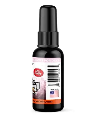 BluntPower (Cotton Candy, 1 Pack) Xona va mashina uchun konsentrlangan havo tozalagichi spreyi - Yog' asosidagi diffuzor purkagich shishasi - Uzoq muddatli hammom spreyi, mashina uchun havo tozalagich va hidni yo'qotuvchi sprey - 3