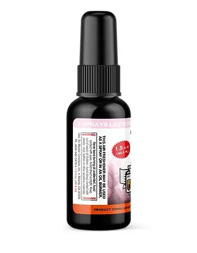 BluntPower (Cotton Candy, 1 Pack) Xona va mashina uchun konsentrlangan havo tozalagichi spreyi - Yog' asosidagi diffuzor purkagich shishasi - Uzoq muddatli hammom spreyi, mashina uchun havo tozalagich va hidni yo'qotuvchi sprey - 2