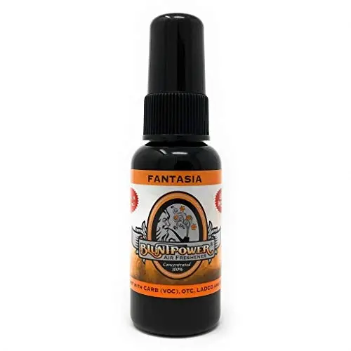 BluntPower (Fantasia, 1 Pack) Xona va mashina uchun konsentrlangan havo tozalagich spreyi - Yog' asosidagi diffuzor spreyi shishasi - Uzoq muddatli hammom spreyi, mashina uchun havo tozalagich va hid yo'qotuvchi sprey - 1
