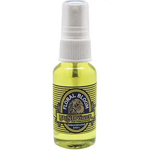 BluntPower (Floral Bloom, 1 Pack) Xona va mashina uchun konsentrlangan havo tozalagichi spreyi - Yog' asosidagi diffuzor spreyi shishasi - Uzoq muddatli hammom spreyi, mashina tozalagichi va hid yo'qotuvchi sprey 