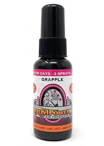 BluntPower (Grapple, 1 Pack) Xona va mashina purkagichi uchun konsentrlangan havo tozalagichi - Yog' asosidagi diffuzor purkagich shishasi - Uzoq muddatli hammom purkagichi, mashina tozalagichi va hid yo'qotuvchi purkagich 