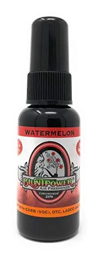 BluntPower (Watermelon, 1 Pack) Concentrated Air Freshener for Room and Car Spray - Oil-Based Diffuser Spray Bottle - Long-Lasting Bathroom Spray, Car Freshener, & Odor Eliminator Spray - 1