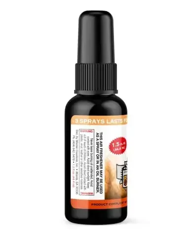 BluntPower (Cantaloupe, 1 Pack) Concentrated Air Freshener for Room and Car Spray - Oil-Based Diffuser Spray Bottle - Long-Lasting Bathroom Spray, Car Freshener, & Odor Eliminator Spray - 3