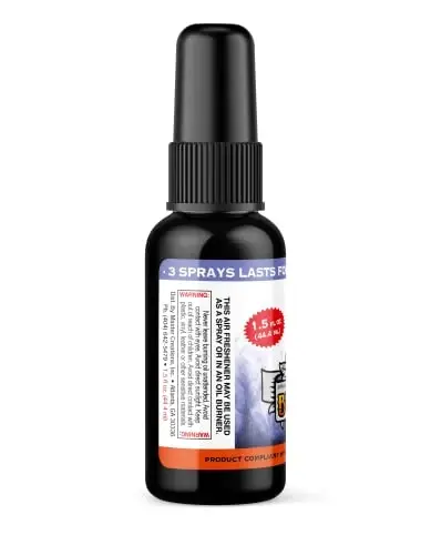 BluntPower (King, 1 Pack) Concentrated Air Freshener for Room and Car - Oil-Based Diffuser Spray Bottle - Long-Lasting Bathroom, Car Freshener, & Odor Eliminator - 3