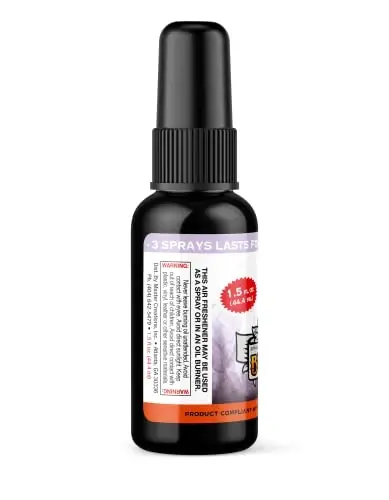 BluntPower (Lavender, 1 Pack) Concentrated Air Freshener for Room and Car Spray - Oil-Based Diffuser Spray Bottle - Long-Lasting Bathroom Spray, Car Freshener, & Odor Eliminator Spray - 3