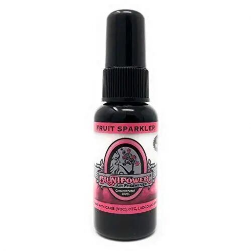 BluntPower (Fruit Sparkler, 1 Pack) Concentrated Air Freshener for Room and Car Spray - Oil-Based Diffuser Spray Bottle - Long-Lasting Bathroom Spray, Car Freshener, & Odor Eliminator Spray - 1