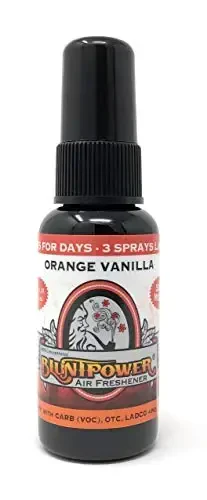 BluntPower (Orange Vanilla, 1 Pack) Concentrated Odor Eliminator & Diffuser Oil - Room Deodorizer, Odor Eliminator, Air Freshener - Premium Oil Based Air Freshener - 1