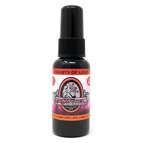 BluntPower (Sevgi yuraklari, 1 paket) Konsentrlangan hid yo'qotuvchi va diffuzor moyi - Xona dezodoranti, hid yo'qotuvchi, havo tozalagich - Premium moy asosidagi havo tozalagich - BLUNTPOWER