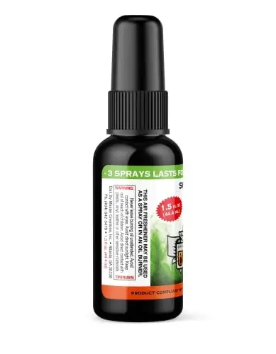 BluntPower (Sweet Pineapple, 1 Pack) Xona va mashina uchun konsentrlangan havo tozalagichi spreyi - Yog' asosidagi diffuzor spreyi shishasi - Uzoq muddatli hammom spreyi, mashina uchun havo tozalagichi va hid yo'qotuvchi spreyi - BLUNTPOWER (1)