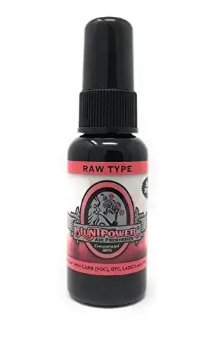 BluntPower xona va mashina uchun xom konsentrlangan havo tozalagichi - Yog' asosidagi diffuzor purkagichli idish - Uzoq muddatli hammom, mashina uchun havo tozalagich va hid yo'qotuvchi (1 dona) - BLUNT POWER