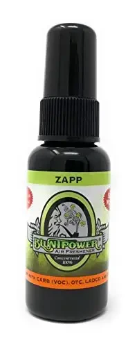 BluntPower (Zapp, 1 Pack) Konsentrlangan hid yo'qotuvchi va diffuzor moyi - Xona dezodoranti, hid yo'qotuvchi, havo tozalagich - Premium moy asosidagi havo tozalagich 
