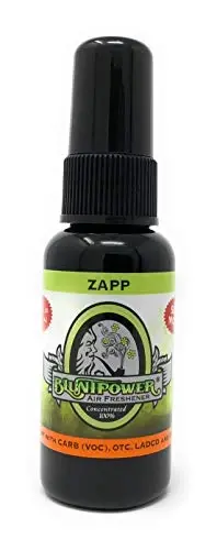 BluntPower (Zapp, 1 Pack) Konsentrlangan hid yo'qotuvchi va diffuzor moyi - Xona dezodoranti, hid yo'qotuvchi, havo tozalagich - Premium moy asosidagi havo tozalagich - 1