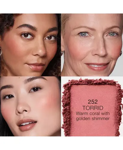Blush-Torrid - 252 (oltin yaltiroqli iliq marjon) - NARS (1)