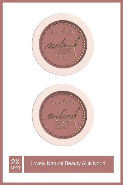 Blusher Natural Beauty No:4 Allık *2 Adet - 1