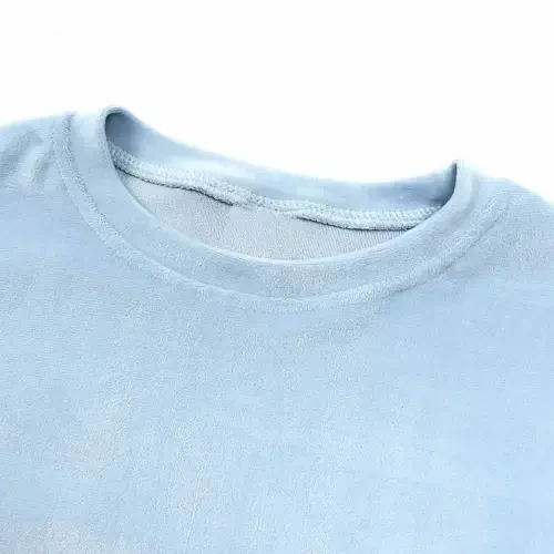 BLVB 2Pcs Fashion Toddler Baby Boy Girl Velvet Long Sleeve Sweatshirt Tops Pant Set Tracksuit Clothes for Kids - 1