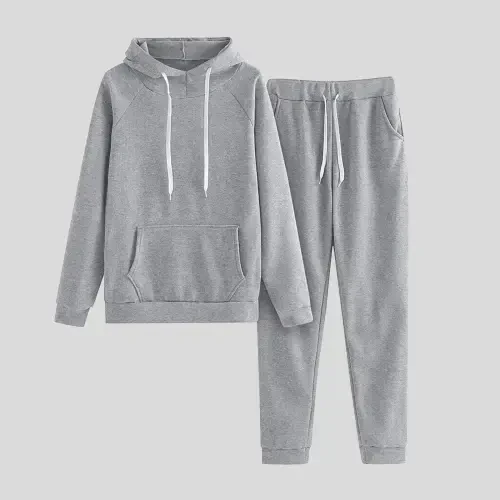 BLVB Women Jogger Outfit Matching Sweat Suits Long Sleeve Hooded Sweatshirt and Sweatpants 2 Piece Lounge Sets Tracksuit- - 3