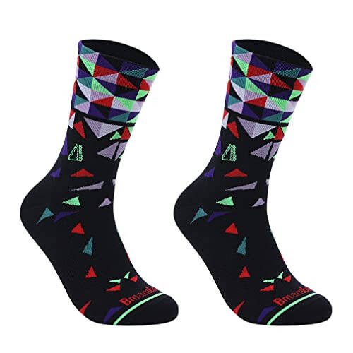 BMAMBAS Unisex Cycling Socks Adults Sports and Running Compression Socks Men & Women - 3