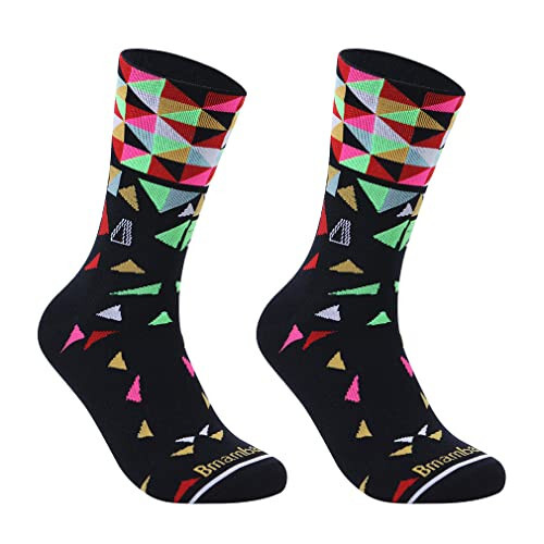 BMAMBAS Unisex Cycling Socks Adults Sports and Running Compression Socks Men & Women - 4