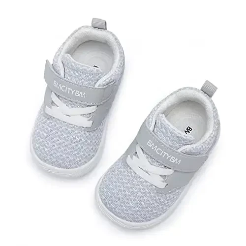 BMCiTYBM Baby Boy Girl Shoes Breathable Mesh Walking Shoes Lightweight Non-Slip Sneakers Infant First Walkers 6 9 12 18 24 Month - 3